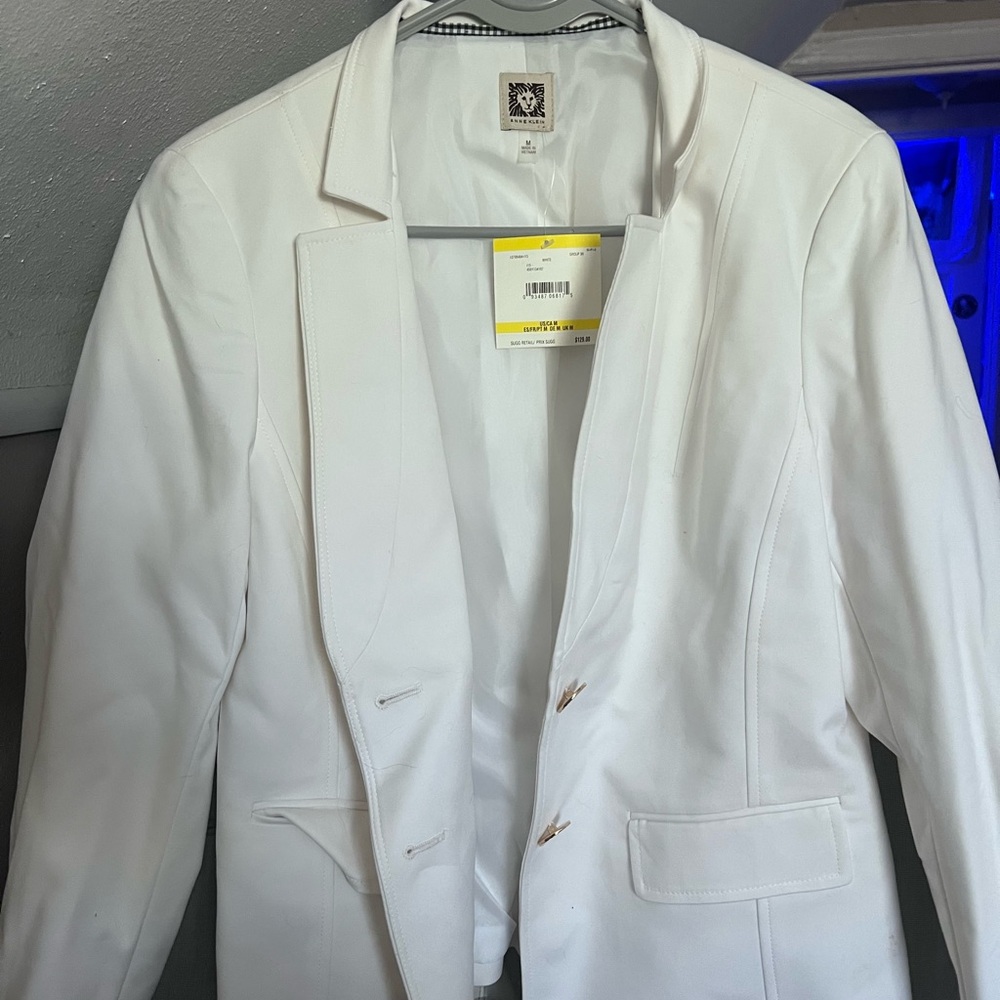 Anne Klein White Blazer